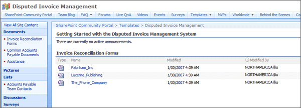 Disputed Invoice Management Template
